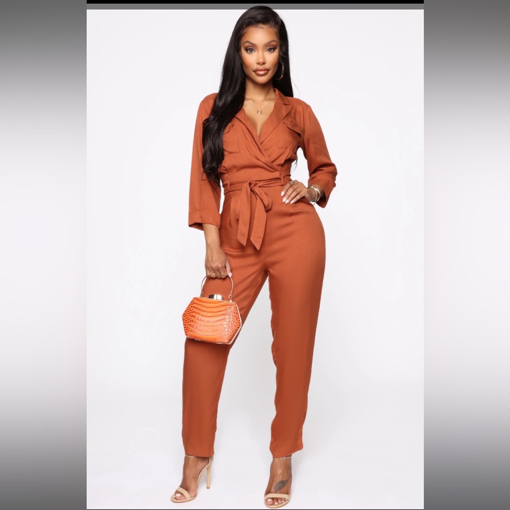 Rust Jumpsuit